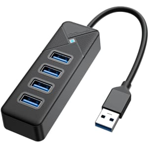 4-Port USB 3.0 Hub for $7