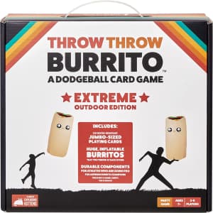 Throw Throw Burrito: Extreme Outdoor Edition: A Dodgeball Card Game for $15