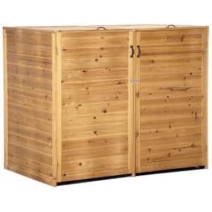5x3-Foot Wooden Garbage Shed for $399