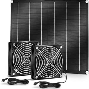 25W Solar Fan for $21