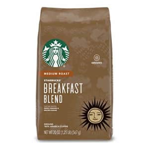 Starbucks Medium Roast Ground Coffee Breakfast Blend 100% Arabica 1 bag (20 oz.) for $27