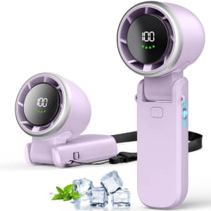 Portable Handheld Turbo Fan 5,000mAh Rechargeable for $16 Portable Handheld Turbo Fan 5,000mAh Rechargeable for $16