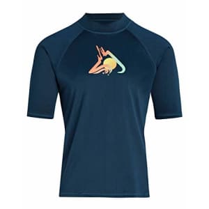 Kanu Surf Men's Mercury UPF 50+ Short Sleeve Sun Protective Rashguard Swim Shirt, Infinite Navy, for $19 Kanu Surf Men's Mercury UPF 50+ Short Sleeve Sun Protective Rashguard Swim Shirt, Infinite Navy, for $19