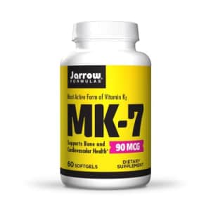 Jarrow Formulas MK-7 90 mcg - Superior Vitamin K Product for Building Strong Bones - Dietary for $19