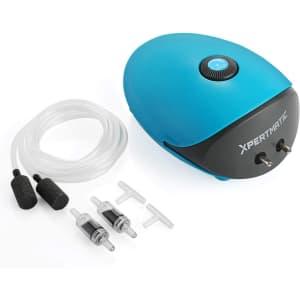 XpertMatic Dual Outlet Air Pump for 10 to 90 Gallon Aquariums for $16 XpertMatic Dual Outlet Air Pump for 10 to 90 Gallon Aquariums for $16