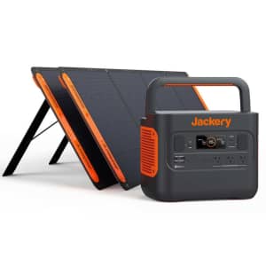 Jackery Explorer 2000 Pro Generator + 2 SolarSaga 200 Solar Panels for $1,999 Jackery Explorer 2000 Pro Generator + 2 SolarSaga 200 Solar Panels for $1,999