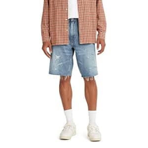 Levi's Men's 569 Loose Straight Denim Shorts, (New) Space Pals-Medium Indigo, 30 for $40