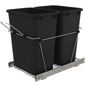 Rev-A-Shelf 35-Qt. Double Pull Out Trash Can for $76
