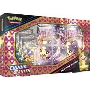 Pokemon TCG Crown Zenith Premium Playmat Collection Morpeko V-Union Box for $27