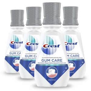 Crest Gum Care 16.9-oz. Mouthwash 4-Pack for $13 via Sub & Save