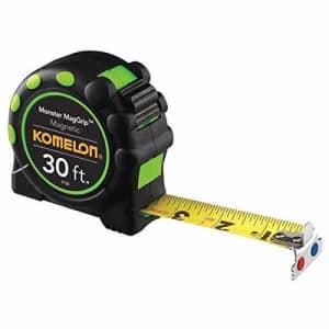 Komelon 30 ft Tape Measure, 1 in Blade for $24