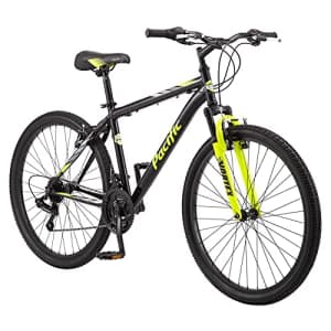 Pacific Design Pacific Cavern Mens Mountain Bike, 26-Inch Wheels, 21-Speed Twist Shifters, 17.5-Inch Steel Frame, for $203