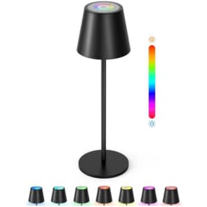 LED Cordless Table Lamp for $18
