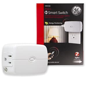 GE Zigbee Smart Switch Plug-In, 2-Outlet Lighting Control, No Wiring Required, Works Directly with for $30