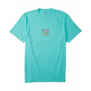 Billabong Men's Short Sleeve Premium Logo Graphic Tee T-Shirt, Light Aqua Crayon Wave, 2XL for $20 Billabong Men's Short Sleeve Premium Logo Graphic Tee T-Shirt, Light Aqua Crayon Wave, 2XL for $20