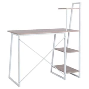 FurnitureR Computer Desk w/ 4-Tier Storage for $74 FurnitureR Computer Desk w/ 4-Tier Storage for $74
