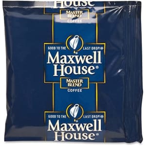 Maxwell House Coffee, Regular Ground, 1.1 Oz Pack, 42/carton for $28