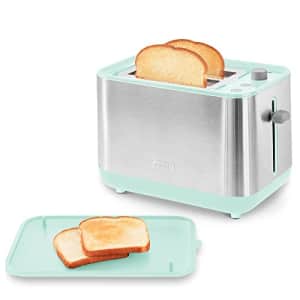 Dash SmartStore 2-Slice Wide-Slot Stainless Steel Toaster with Storage Lid - for Bagels, Specialty for $40 Dash SmartStore 2-Slice Wide-Slot Stainless Steel Toaster with Storage Lid - for Bagels, Specialty for $40