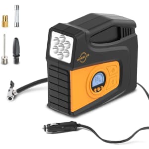 Wheelor Digital Portable Air Compressor for $26 Wheelor Digital Portable Air Compressor for $26