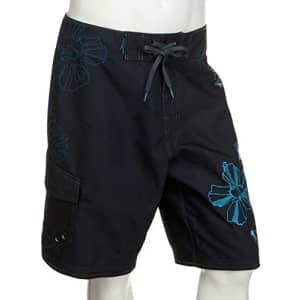 Speedo Men's Point Break Solid Splice Volley Board Shorts, Navy, Medium ...