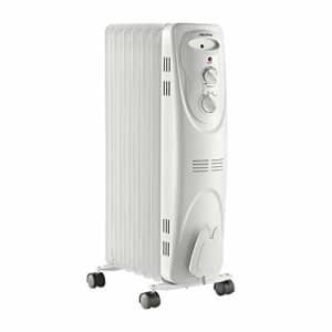 PELONIS PHO15A2AGW, Basic Electric Oil Filled Radiator, 1500W Portable Full Room Radiant Space for $63