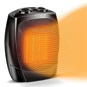 Air Choice Room Heater Indoor Use - 1500W Quiet Fast-Heating Small Indoor Heater Space Heater for Large Room for $30