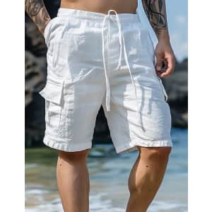 Men's Linen Summer Shorts: 2 for $14