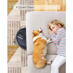 eufy RoboVac 25C Robot Vacuum With Wi-Fi, 1500Pa Suction, Voice Control, Ultra-Thin 2.85" Design for $100