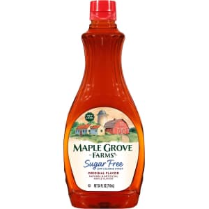 Maple Grove Farms Sugar Free Syrup 24-oz. Bottle for $3.02 via Sub & Save