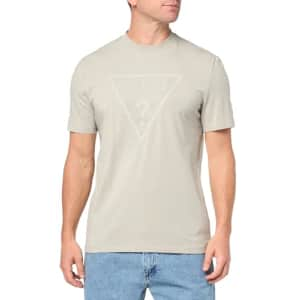 GUESS Men's Eco Tonal Logo Short Sleeve T-Shirt, London Street for $19