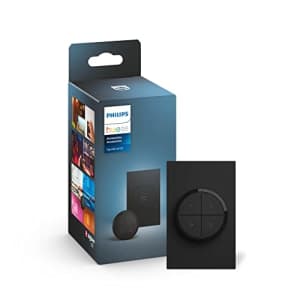 Philips Hue Wall Tap Dial Light Switch, Portable, Black - 1 Pack - Requires Hue Lights and Hue for $45 Philips Hue Wall Tap Dial Light Switch, Portable, Black - 1 Pack - Requires Hue Lights and Hue for $45