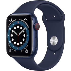 Apple Watch Series 6 GPS WiFi + LTE Cellular 44mm Smart Watch for $225