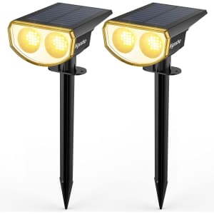 Kyosho Solar Outdoor LED Spot Light 2-Pack for $30