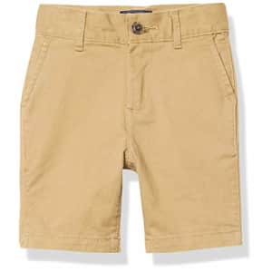 The Children's Place Boys' Stretch Chino Shorts, Flax, 4 husky for $12 The Children's Place Boys' Stretch Chino Shorts, Flax, 4 husky for $12