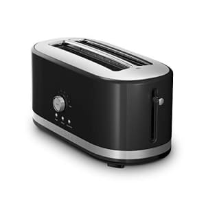 KitchenAid KMT4116OB 4 Slice Long Slot Toaster with High Lift Lever, Onyx Black for $160 KitchenAid KMT4116OB 4 Slice Long Slot Toaster with High Lift Lever, Onyx Black for $160