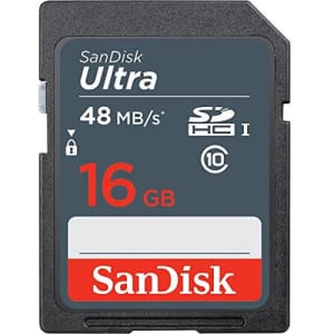 Sandisk 16GB SD SDHC Flash Memory Card works with NINTENDO 3DS DS DSI & Wii Media Kit, Nikon SLR for $11