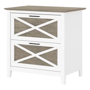 Bush Furniture Key West 2 Lateral File Cabinet | Document Storage for Home Office | Accent Chest for $157