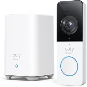 Eufy Security 2E Battery 2K Video Doorbell Chime w/ HomeBase for $160