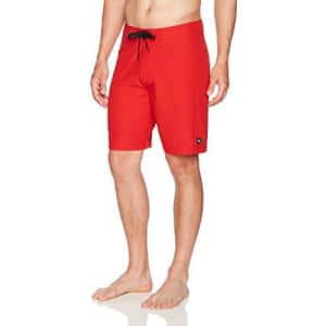 Rip Curl Men's Standard Mirage Core 20" Stretch Performance Board Shorts, Red 4K, 29 for $36