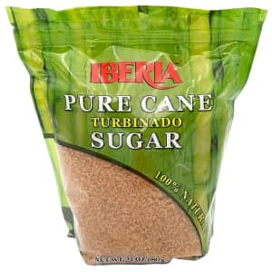 Iberia Pure Cane Turbinado Raw Sugar 32-oz. Bag for $2