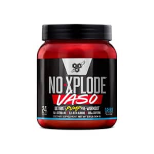 BSN N.O.-XPLODE Vaso Pre Workout Powder with 8g of L-Citrulline and 3.2g Beta-Alanine and Energy, for $40