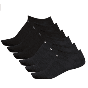 adidas Men's Superlite No-Show Socks 6-Pack for $10 adidas Men's Superlite No-Show Socks 6-Pack for $10