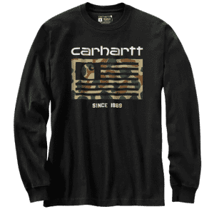 Carhartt Men's Relaxed Fit Midweight Camo Flag Graphic T-Shirt for $12
