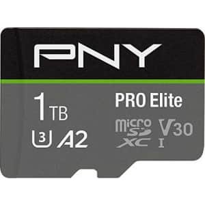 PNY 1TB PRO Elite microSDXC Memory Card for $70