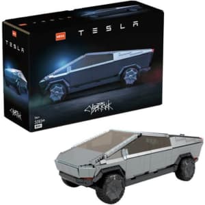 Mega Construx Tesla Cybertruck 3,283-Piece Building Set for $90 Mega Construx Tesla Cybertruck 3,283-Piece Building Set for $90