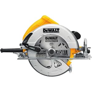 DeWalt 15A 7-1/4" Corded Circular Saw for $149