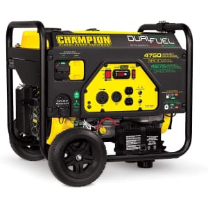 Champion 3800W Dual Fuel RV Ready Portable Generator for $533 Champion 3800W Dual Fuel RV Ready Portable Generator for $533