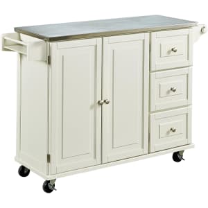 Home Styles Kitchen Cart with Stainless Steel Top for $283
