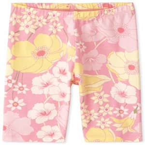 The Children's Place Girls' Printed Bike Shorts, Cherry Blossom, L (10/12) for $4 The Children's Place Girls' Printed Bike Shorts, Cherry Blossom, L (10/12) for $4
