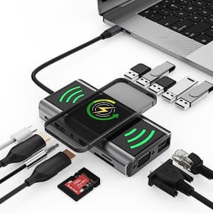Kixuny 14-in-1 USB-C Docking Station for $29 Kixuny 14-in-1 USB-C Docking Station for $29